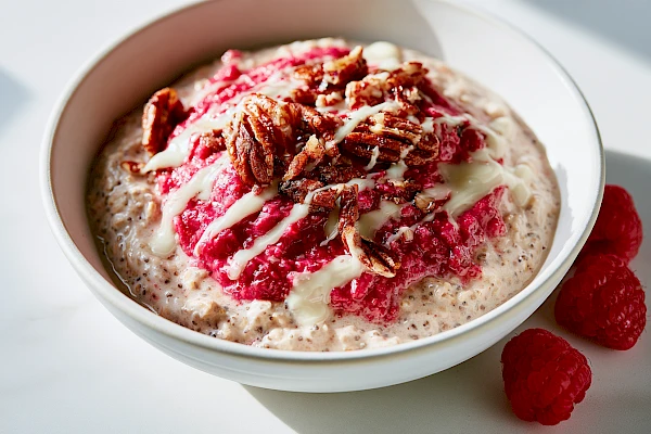 Himbeer-Porridge